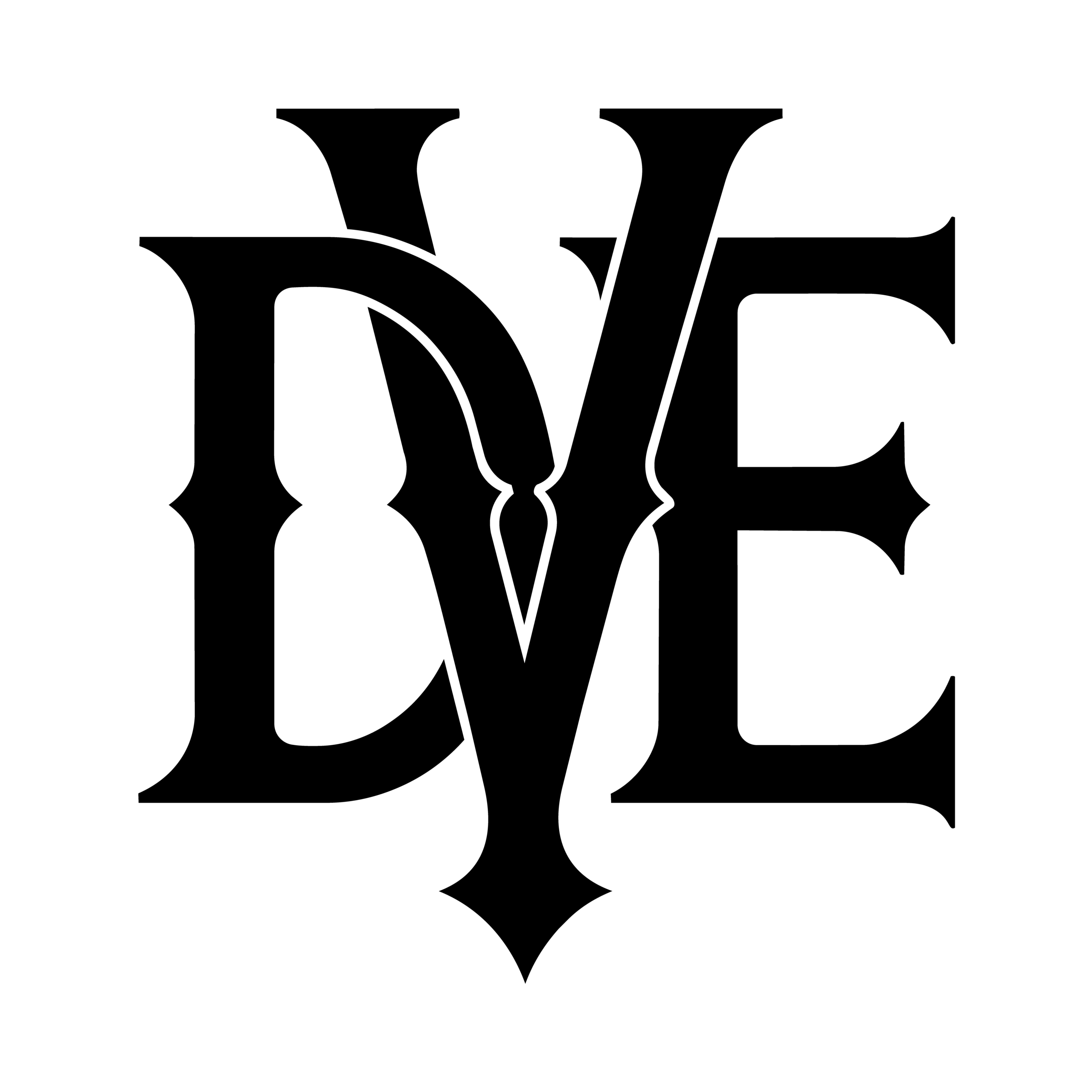 Daygo Vs Everyone DVE interlocking logo