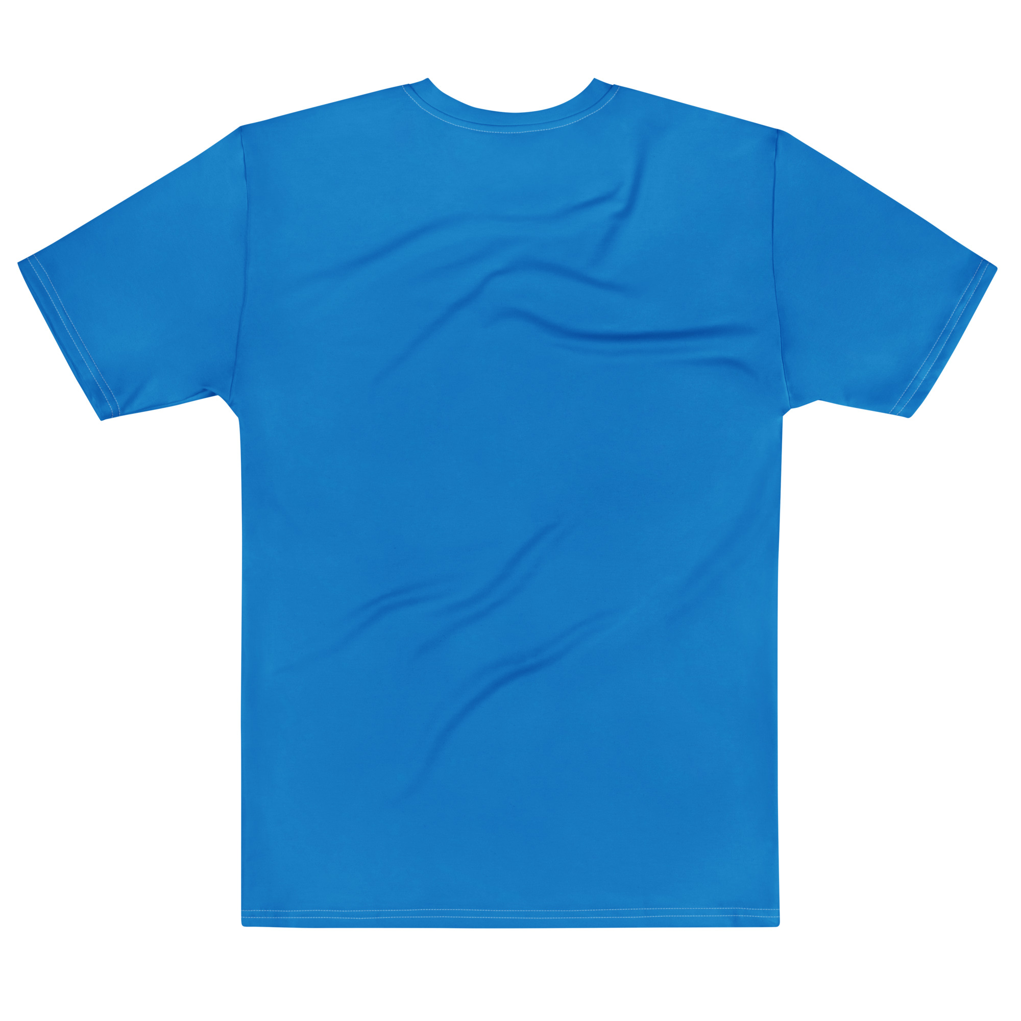 DVE California Gold Powder Blue & Gold Men's T-Shirt - Image 2