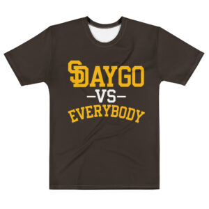 DVE 61904 Yellow & White SD Logo Men's T-Shirt