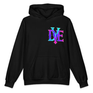 DVE Underground Neon After Dark Oversized Cotton Hoodie