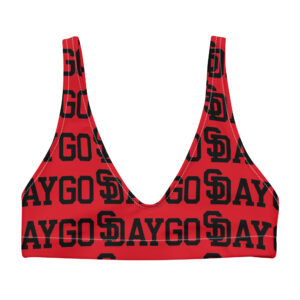 DVE Infrared Red Women's Padded Bikini Top