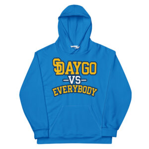 DVE California Gold Powder Blue & Gold Unisex Hoodie