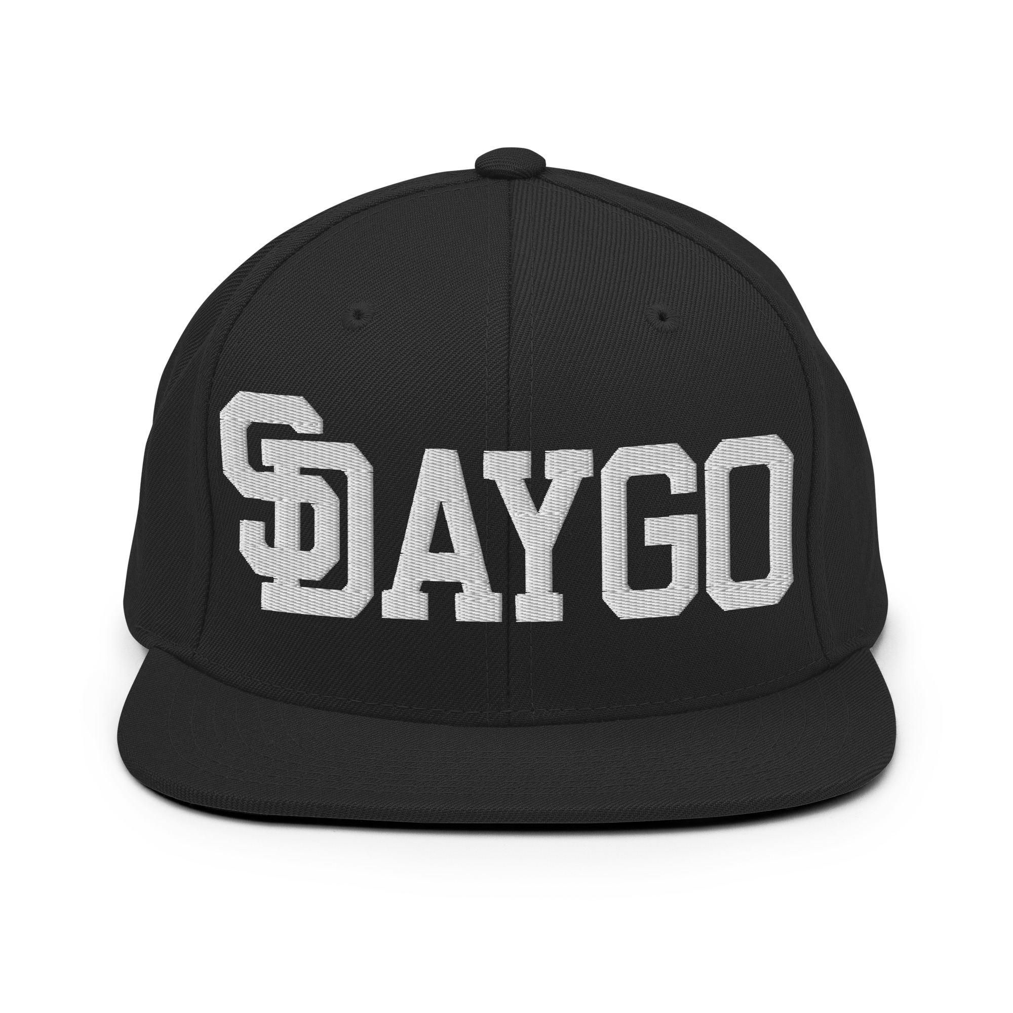 DVE Black Market Black SD Logo Snapback Hat - Image 3