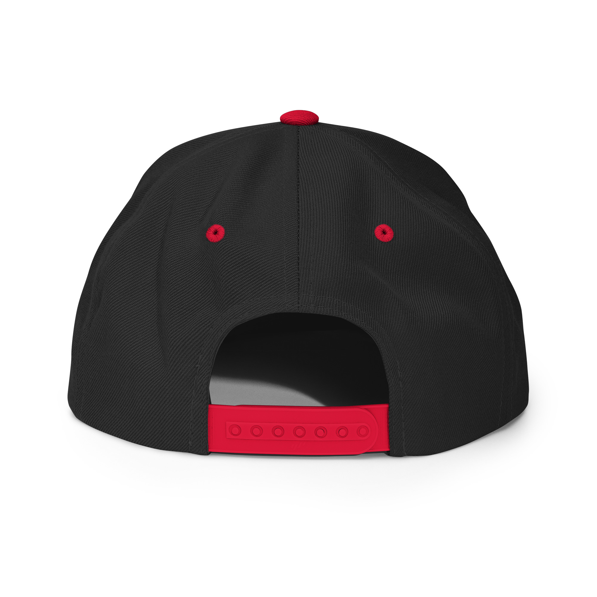 DVE Redline White SD Logo Red & Black Snapback Hat - Image 3