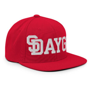 DVE Infrared Red SD Logo Snapback Hat