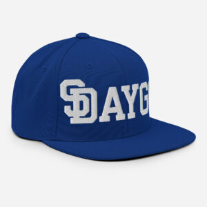 DVE Blue Hunneds Royal Blue SD Logo Snapback Hat