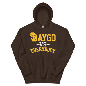 DVE 61904 Yellow & White SD Logo Hoodie