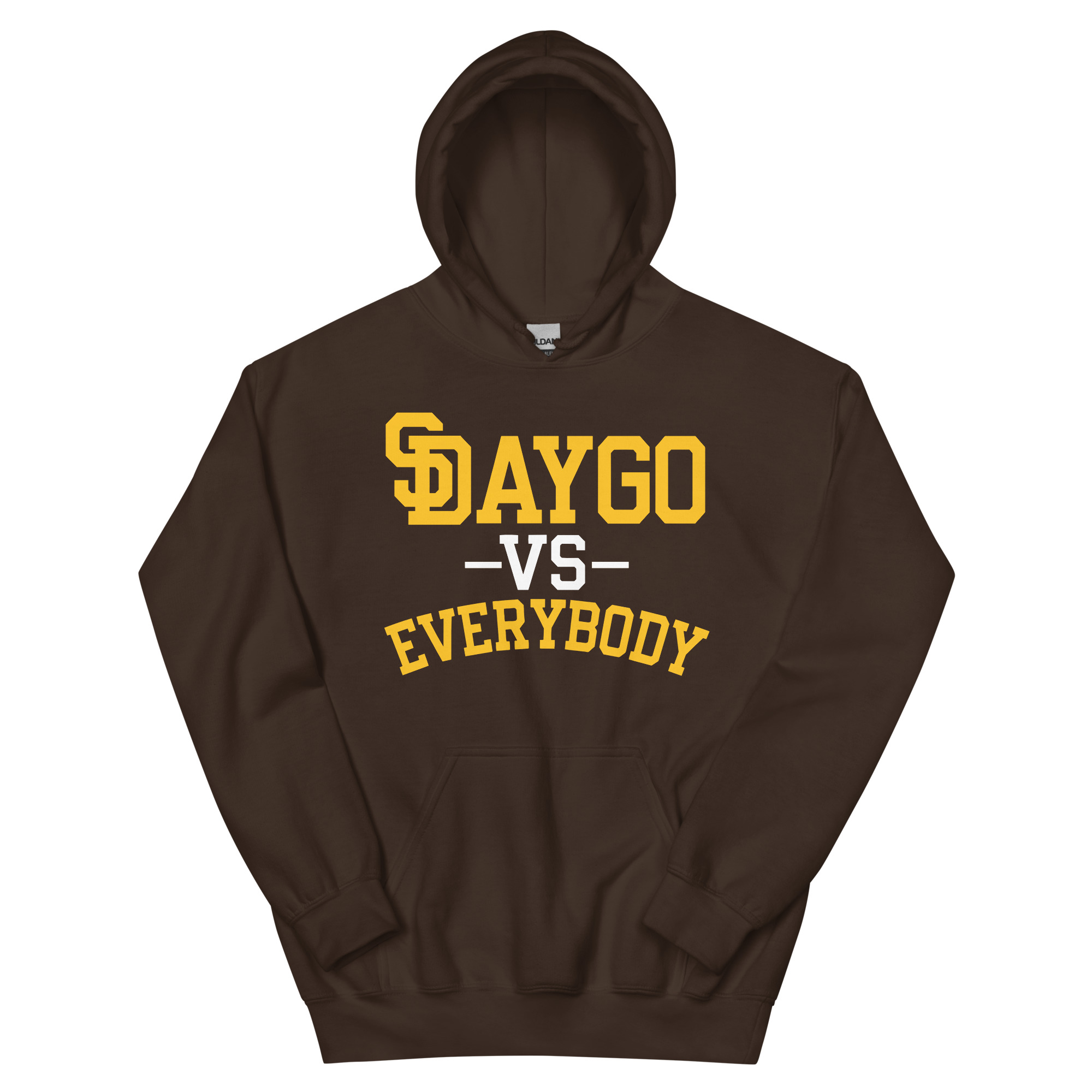 DVE 61904 Yellow & White SD Logo Hoodie