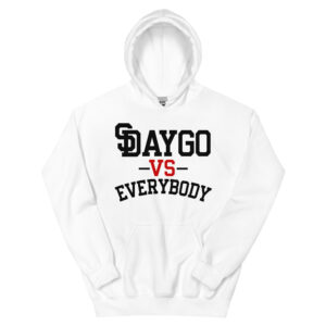 DVE Redline Black & Red SD Logo Hoodie