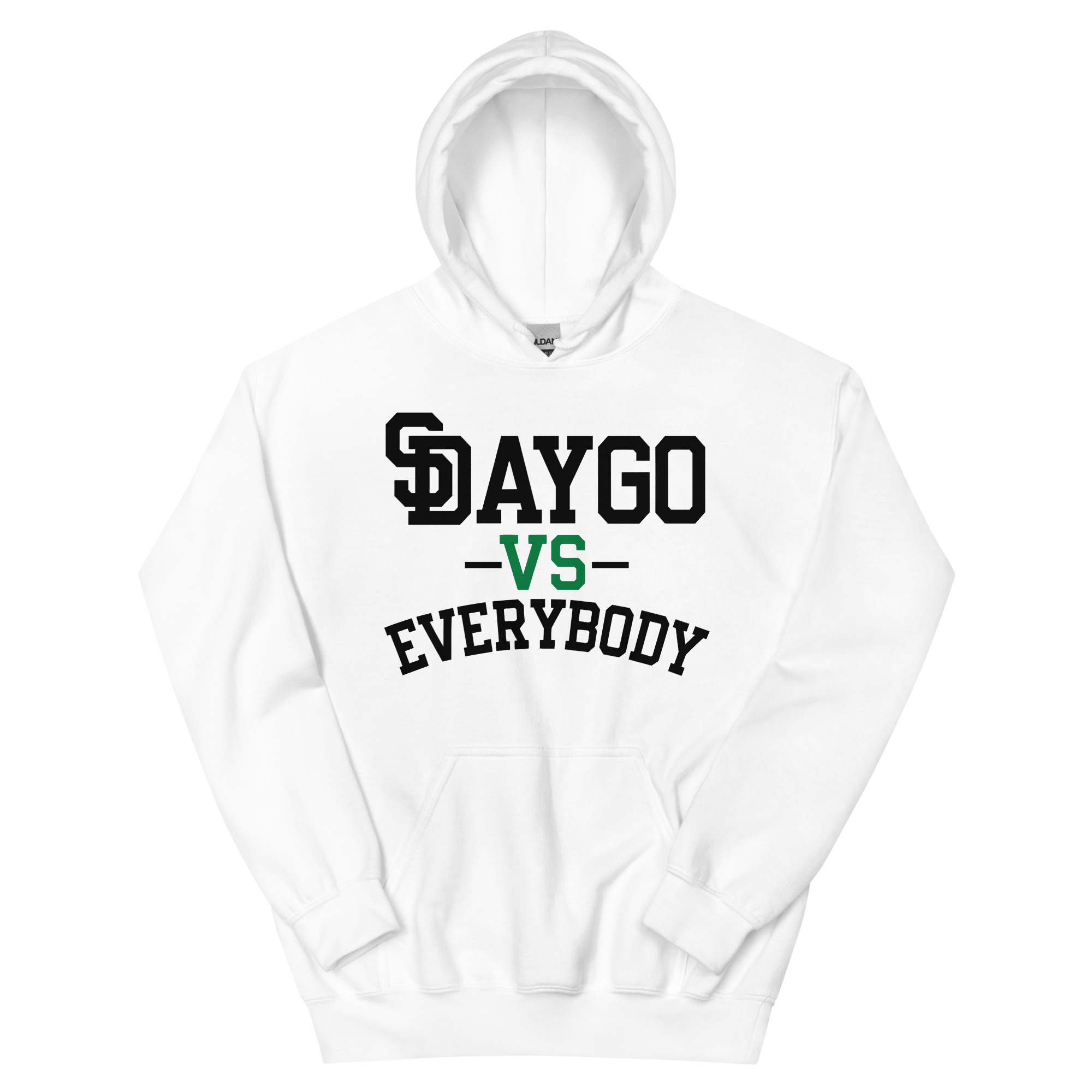 DVE Palm Treez Black & Green SD Logo Hoodie