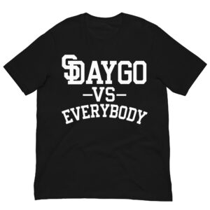 DVE Black Market White SD Logo Black T-Shirt