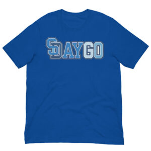 DVE Blue Hunneds Designer SD Logo Royal Blue T-Shirt