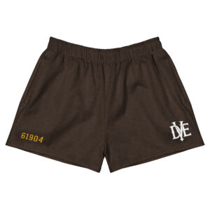DVE 61904 Yellow & White Pattern All-Over Print Unisex Athletic Shorts
