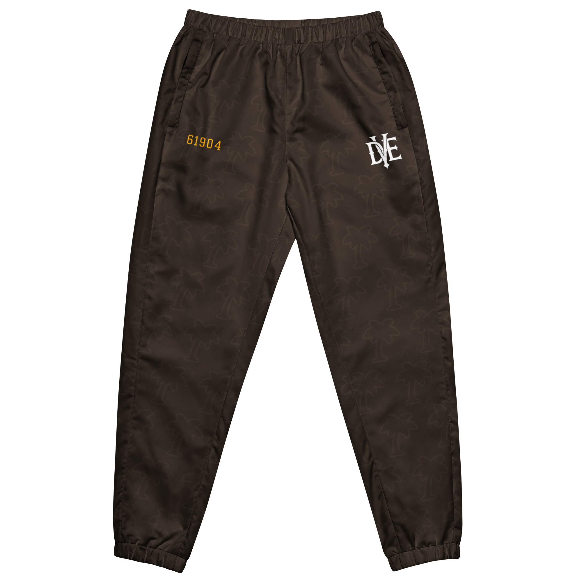 DVE 61904 Yellow & White Pattern Unisex track pants