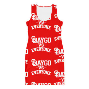 DVE Infrared Red Women's Bodycon Dress