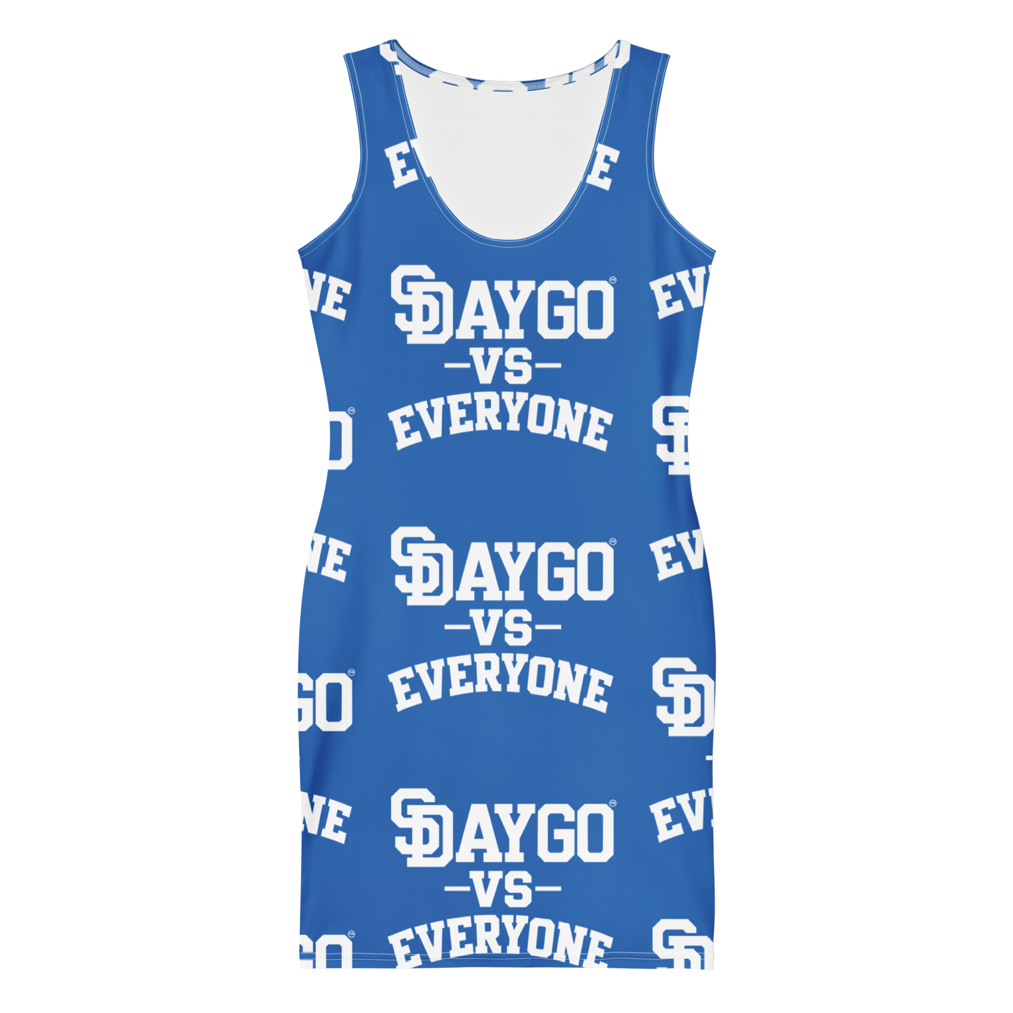 DVE Blue Hunneds Women's Bodycon Dress