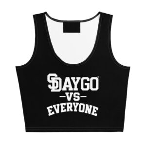 DVE Black Market Black & White Women's Crop Top