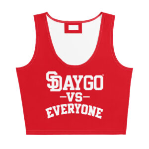 DVE Infrared Red Women's Crop Top