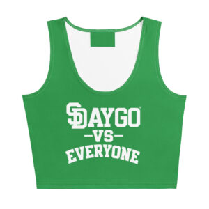 DVE Palm Treez Green Women's Crop Top