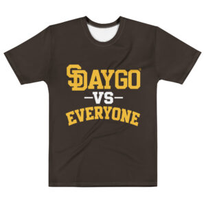 DVE 61904 Yellow & White SD Logo Men's T-Shirt