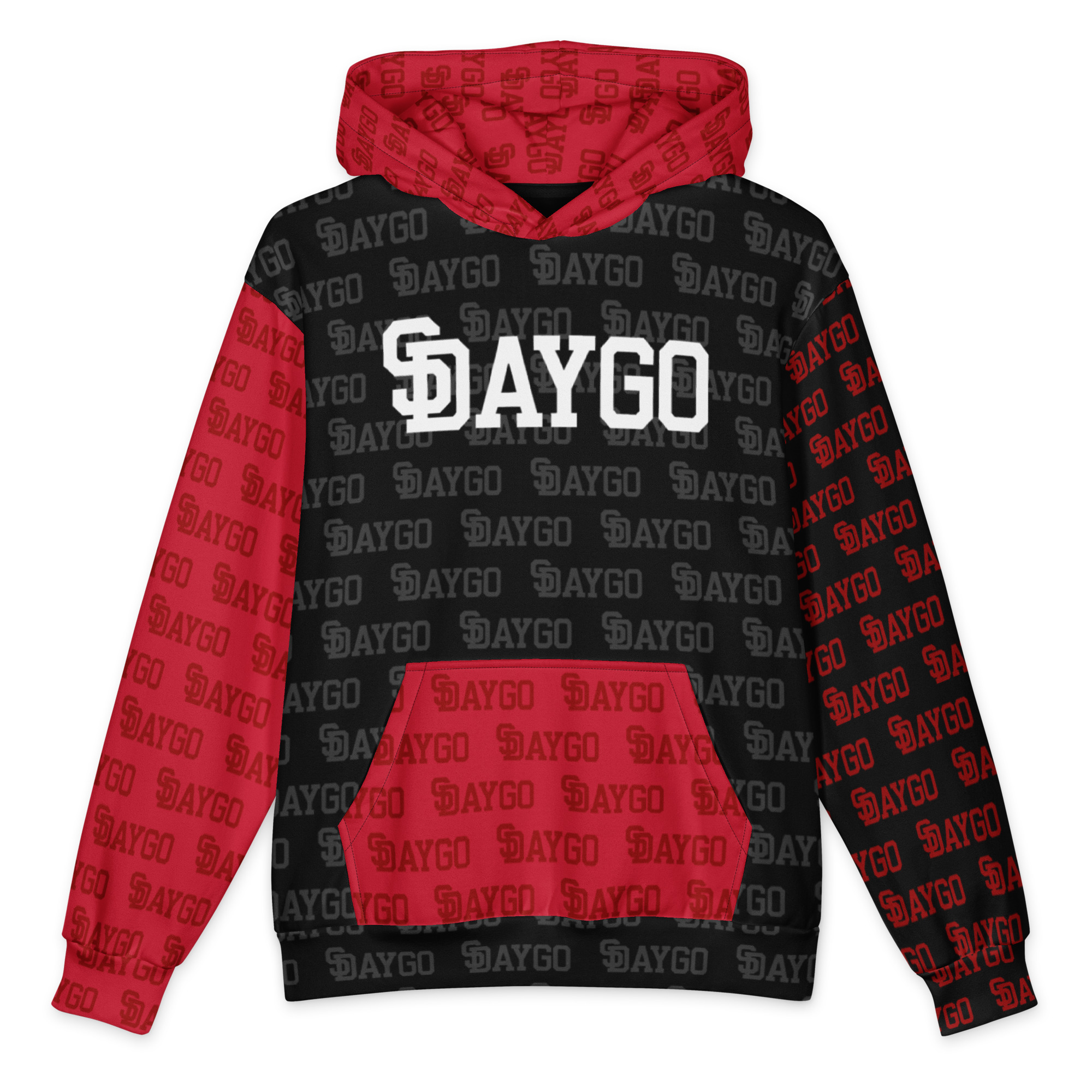 DVE Infrared Oversized Cotton Hoodie - Image 2