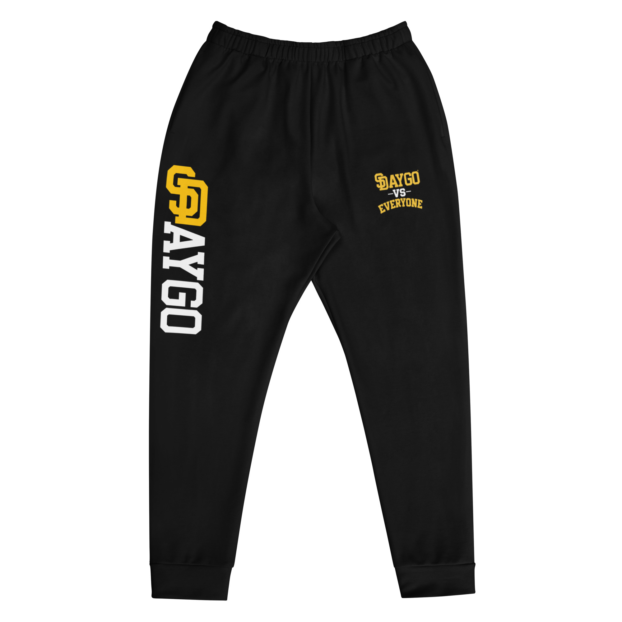 DVE Black & Gold SD Logo Men's Joggers - Image 7