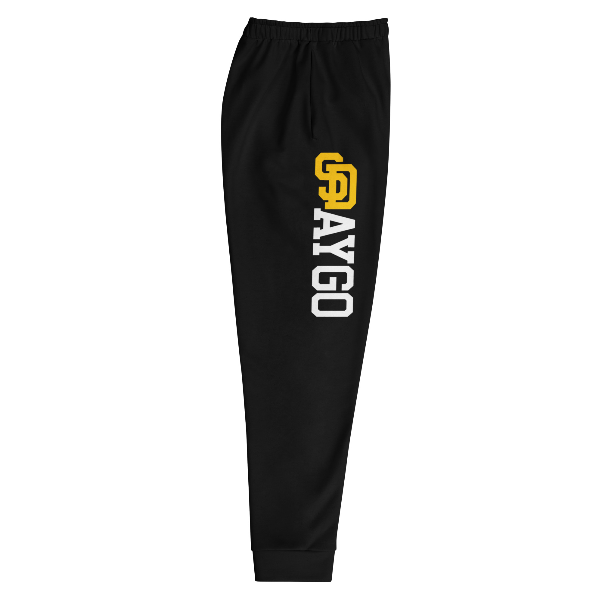 DVE Black & Gold SD Logo Men's Joggers - Image 4