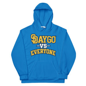 DVE California Gold Powder Blue & Gold Unisex Hoodie