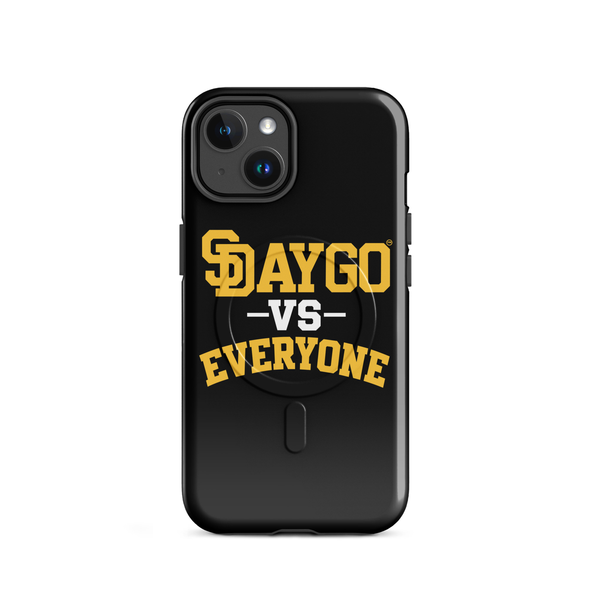 DVE Black & Gold SD Logo MagSafe® tough case for iPhone® - Image 2