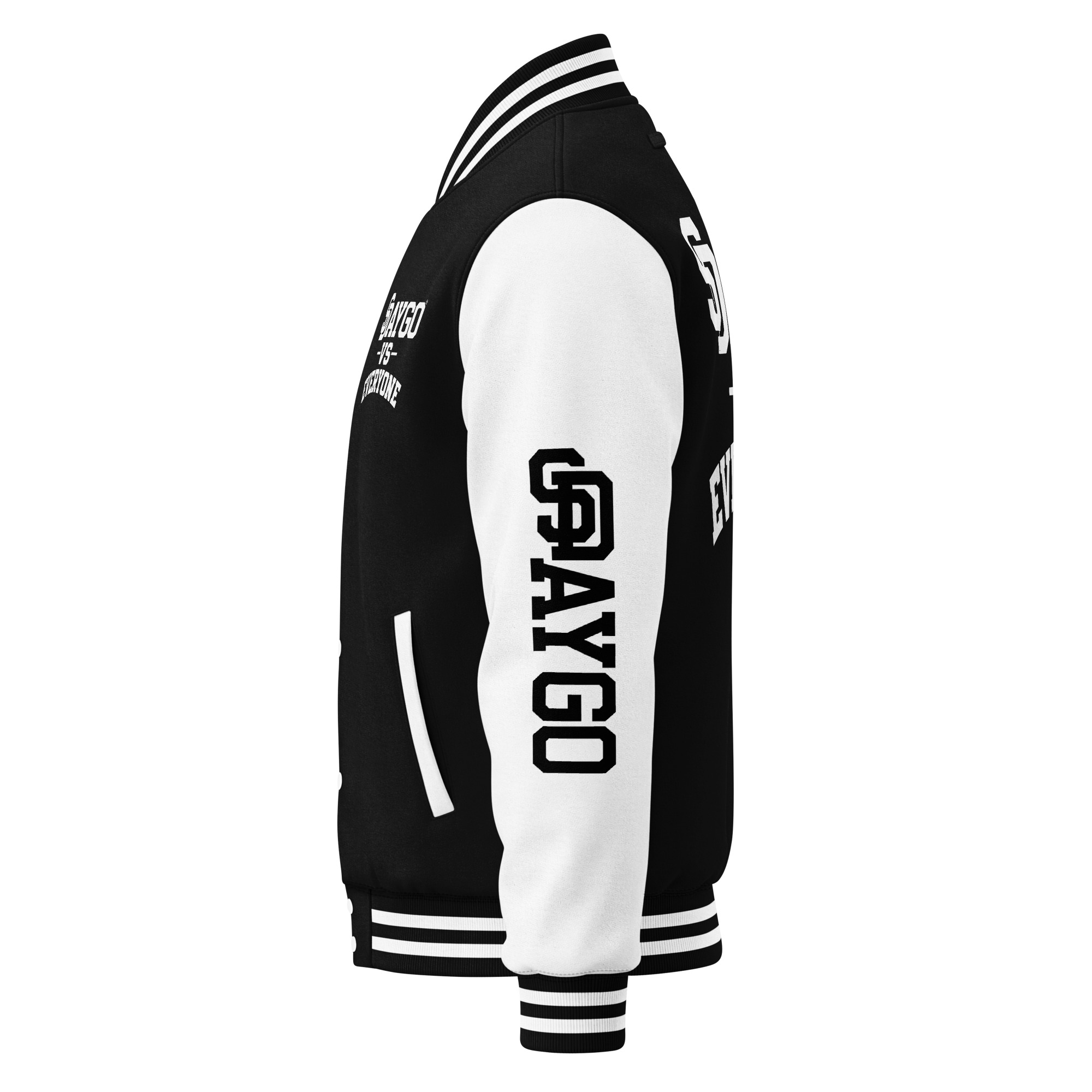 DVE Black Market SD Heavyweight Letterman Jacket - Image 3