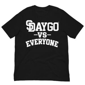 DVE Black Market White SD Logo Black T-Shirt